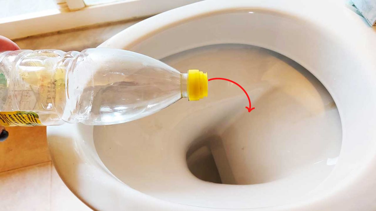 Vinagre en el baño.