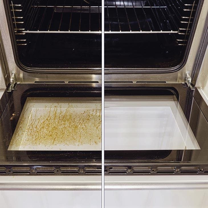 El truco mágico para quitar la grasa incrustada del horno: no hace falta fregar 4 Horno antes y después de la limpieza