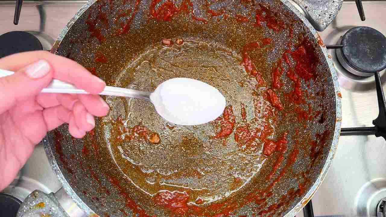 bicarbonato de sodio en la olla