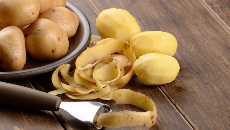 cáscara de patata cáscara de patata