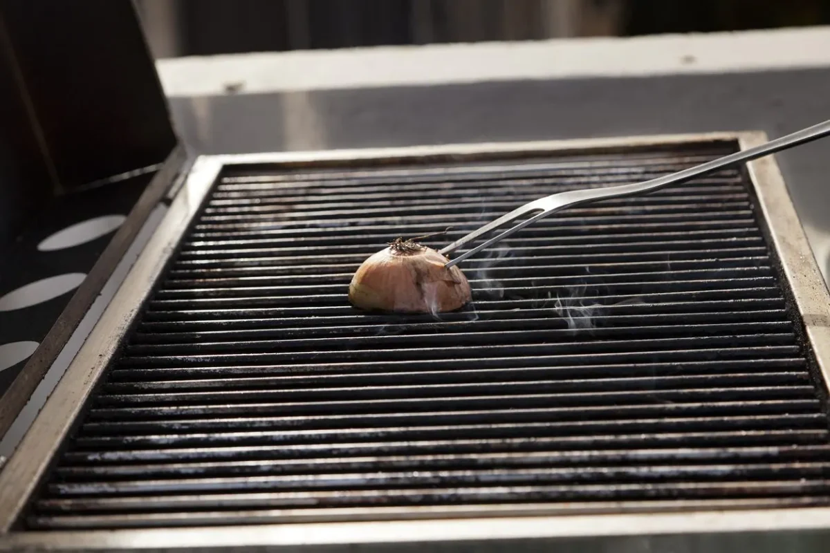 poner una cucharadita de cebolla en la licuadora, limpiar la parrilla poner una cucharadita de cebolla en la licuadora, limpiar la parrilla