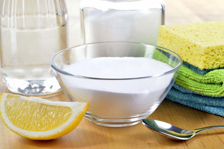 bicarbonato de sodio y limón