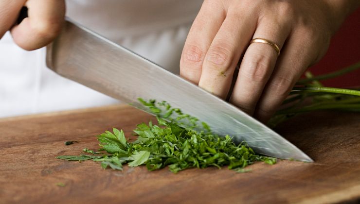 Perejil en la cocina