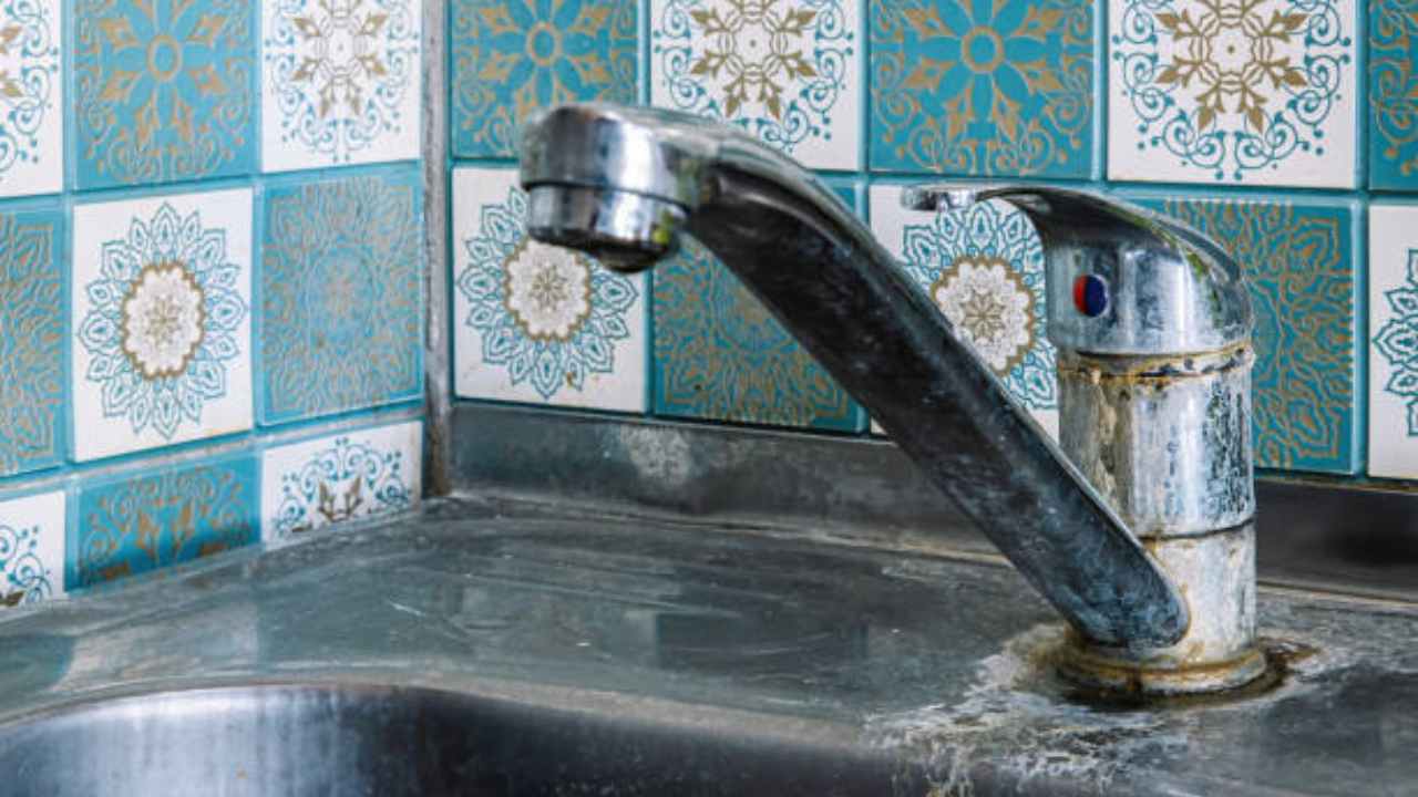 Fregadero oxidado